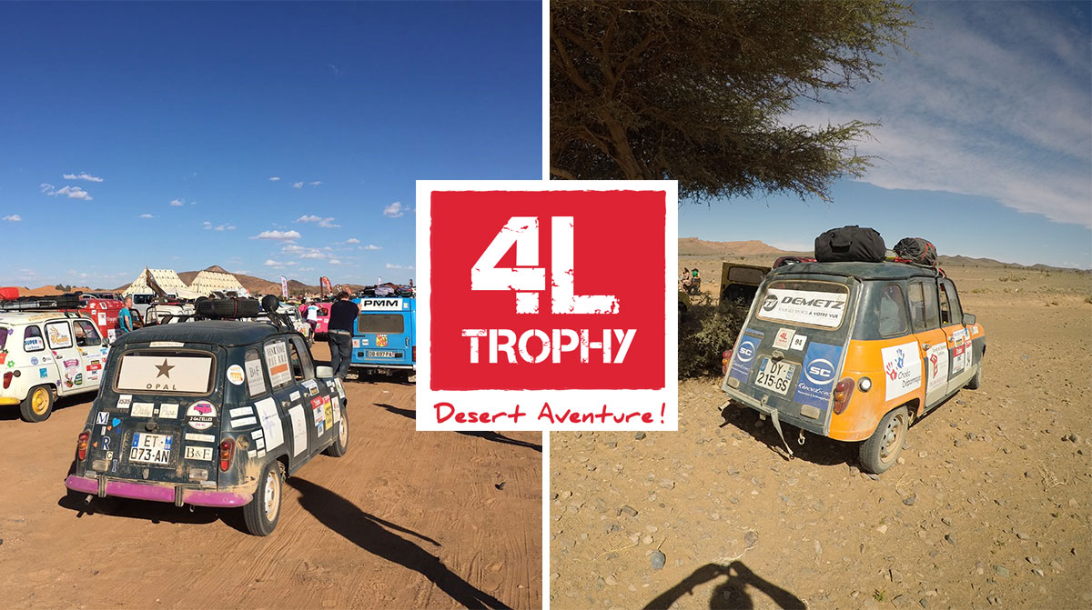 Three 4L Trophy Teams Sponsored By Opal And Demetz Set Out On The Big Adventure!